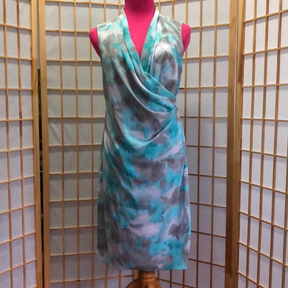 TAHARI SZ M blue & gray
